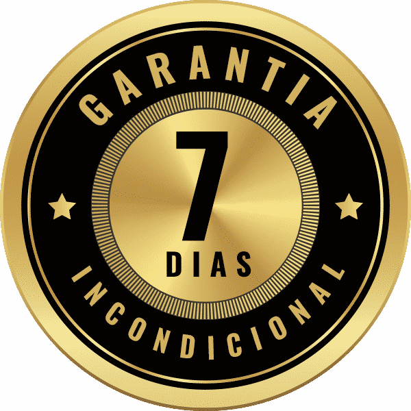Selo de garantia incondicional de 7 dias